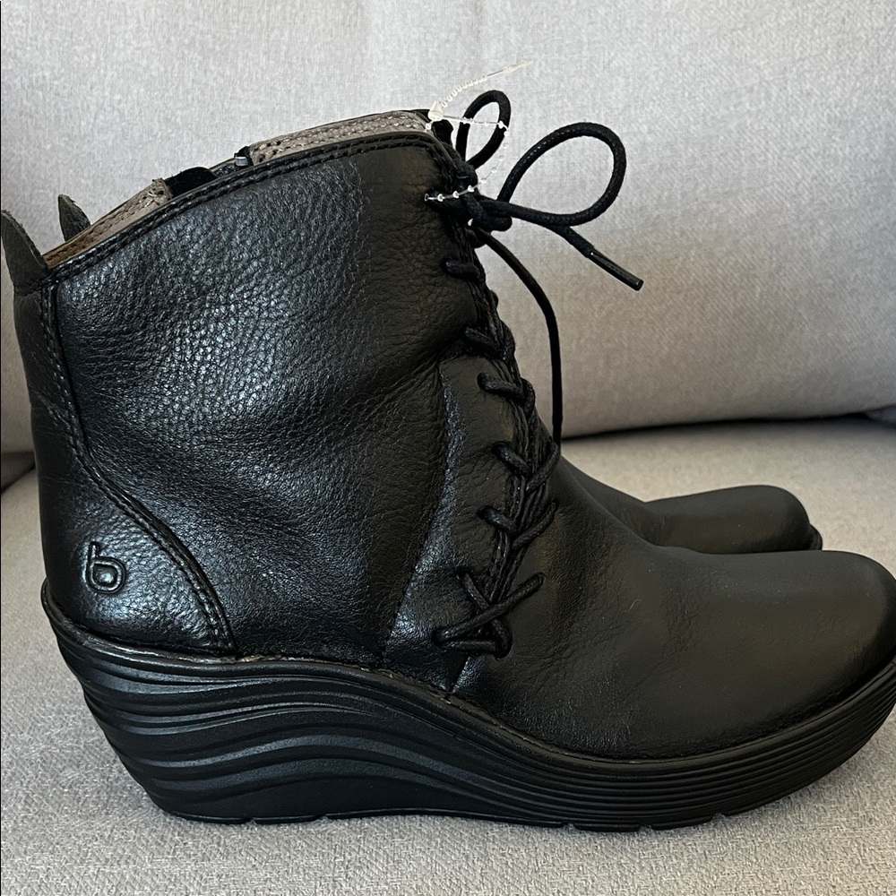 Bionica Corset Wedge black Leather 8.5